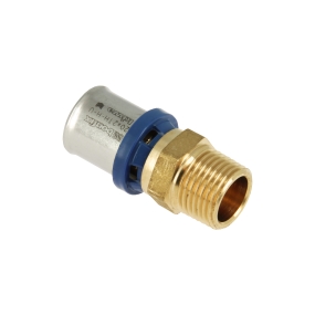 Alu-pers overgangskoppeling 20x1/2''BT (Bonfix)